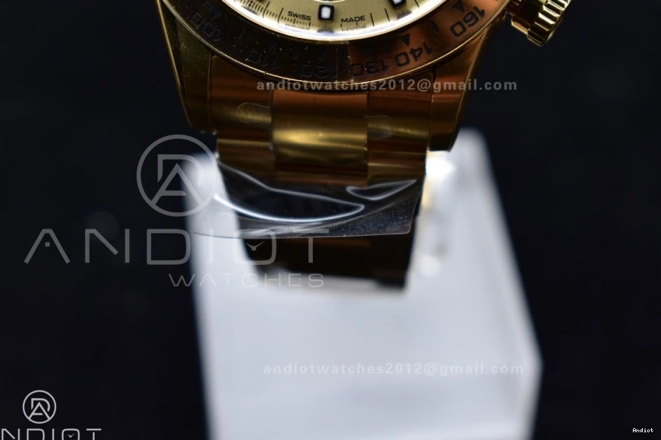 Black Daytona Dial 1:1 Edition Clean 116505 on SA4130 YG V2 YG Markers Bracelet Best 0302